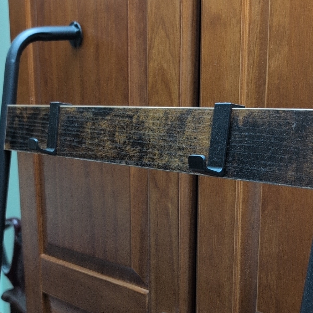Black and Brown Ladder Quilt Rack - Picture 7 of 9